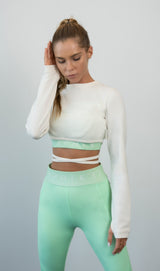 Kephi Women's Sportswear Cropped Long Sleeves